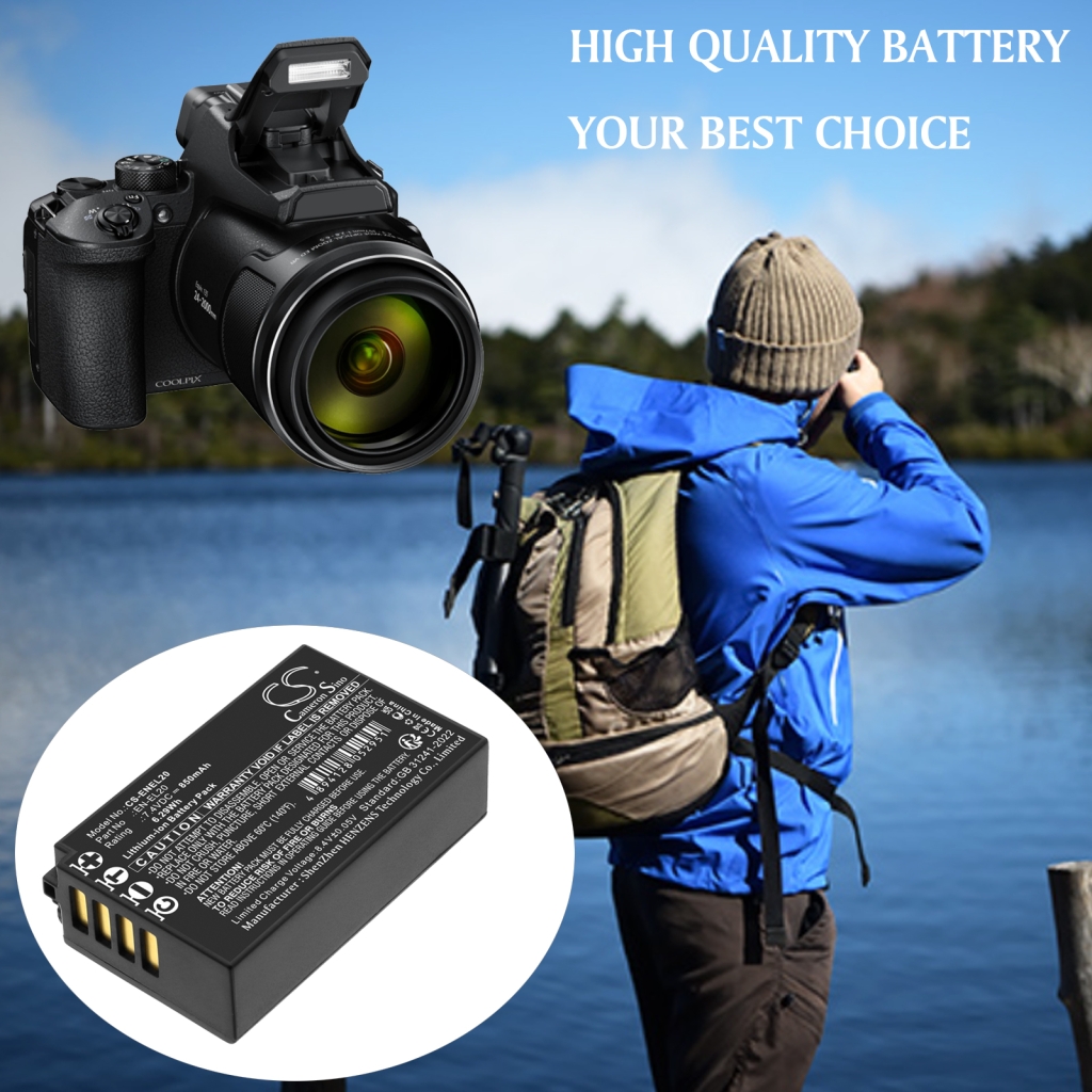 Akkumulátorok orvostechnikai eszközökhöz Nikon CS-ENEL20