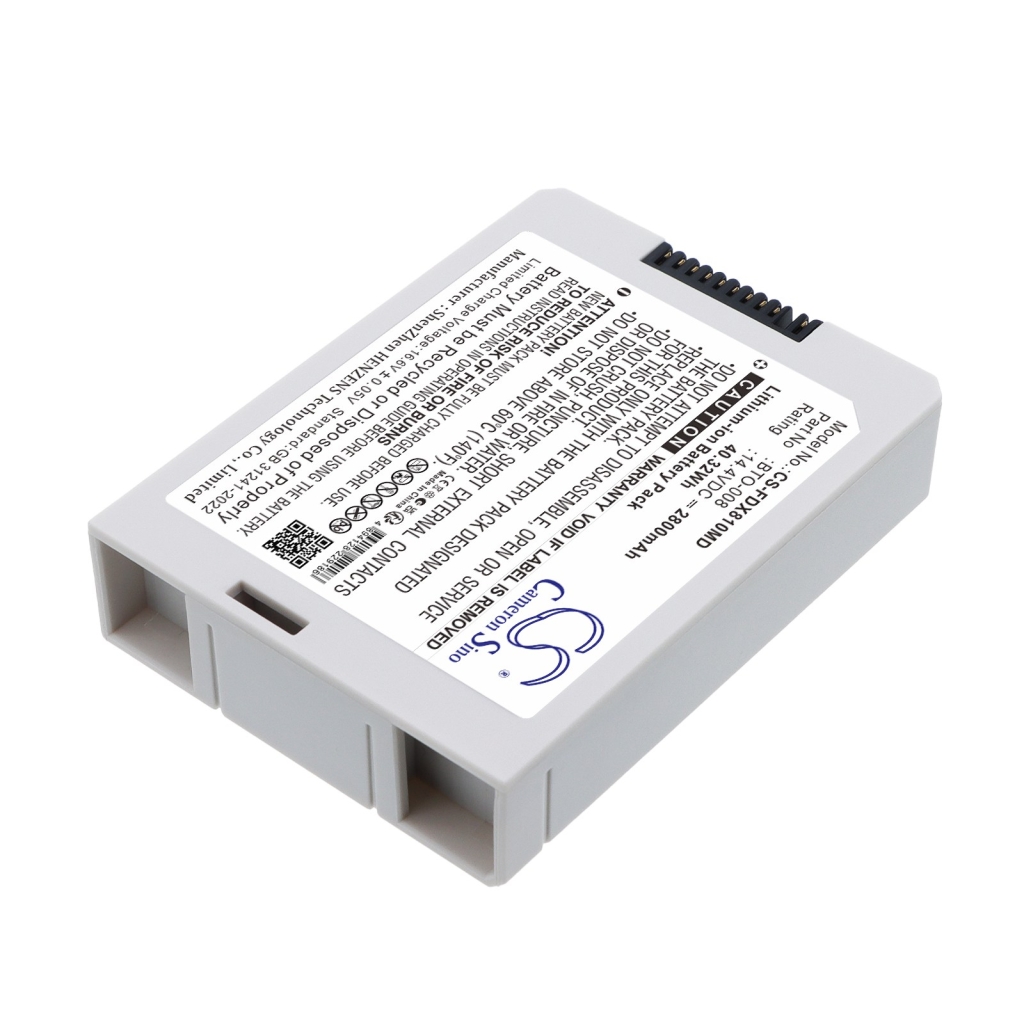 Akkumulátorok kompatibilis a következőkkel Fukuda Denshi DS8100 Monitor CS-FDX810MD