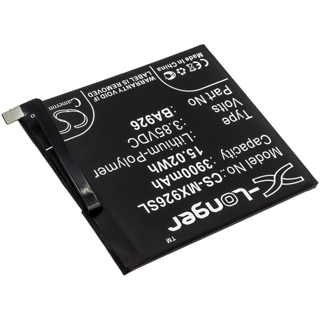 Akkumulátorok kompatibilis a következőkkel MeiZu 16Xs 16Xs CS-MX926SL