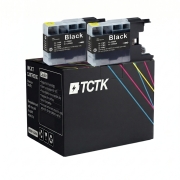 TCTK Ink Cartridges LC1280BK 2-pack Black compatible with Brother DCP-J 525 N W, for DCP-J 725 DW, for DCP-J 925 DW N, for MFC-J 280 W, for MFC-J 425 W, for MFC-J 430 W, for MFC-J 432 W