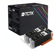 TCTK Ink Cartridges PGI-580XXL 2-pack Black compatible with Canon PIXMA TR 7550 7650 8550 8650, for PIXMA TS 6150 6151 6240 6241 6250 6251 6350 6351 705 8150 8151 8152 8250 8251, replaces 1970C001