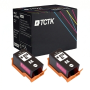 TCTK Ink Cartridges 920XL 2-pack Black compatible with HP OfficeJet 6000, for OfficeJet 6000 Wireless, for OfficeJet 6500, for OfficeJet 6500 A, for OfficeJet 6500 A Plus, replaces CD975AA