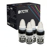 TCTK Ink Cartridges GI-490BK 4-pack Black compatible with Canon PIXMA G1400 G1410 G1411 G2400 G2410 G2411 G3400 G3410 G3411 G4400 G4410 G4411