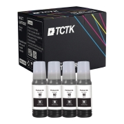 TCTK Tintapatronok 102 4 db-os csomag fekete kompatibilis Epson EcoTank ET-15000 ET-2400 ET-2700 ET-2750 ET-2751 ET-2756 ET-2800 ET-2850 ET-2851 ET-2856 ET-2950 ET-2951, helyettesíti C13T03R140