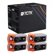 TCTK Ink Cartridges BCI-11 4-pack Black compatible with Canon BJC 50 55 70 80 85, for BJC 85 PW, replaces BCI-11BK