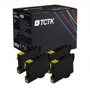 TCTK Ink Cartridges T0551 4-pack Black compatible with Epson Stylus Photo R 240 245, for Stylus Photo RX 420 425 520, replaces C13T05514010