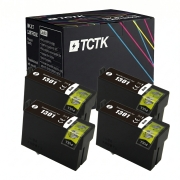 TCTK Ink Cartridges T1301 4-pack Black compatible with Epson Stylus Office B 42 WD, for Stylus Office BX 525 WD, for Stylus Office BX 535 WD, for Stylus Office BX 625 FWD, replaces C13T13014010