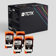 TCTK Ink Cartridges 266 4-pack Black compatible with Epson WorkForce WF-100 W, for WorkForce WF-110 W, replaces C13T26614010