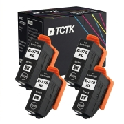 TCTK Ink Cartridges 378XL 4-pack Black compatible with Epson Expression Photo HD XP-15000, for Expression Photo XP-8000 XP-8005 XP-8500 XP-8505 XP-8600 XP-8605 XP-8700, replaces C13T37914010