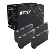 TCTK Ink Cartridges 405XL 4-pack Black compatible with Epson WorkForce EC-C 7000, for WorkForce Pro WF-3820 DWF, for WorkForce Pro WF-3825 DWF, for WorkForce Pro WF-3830 DTWF, replaces C13T05H14010