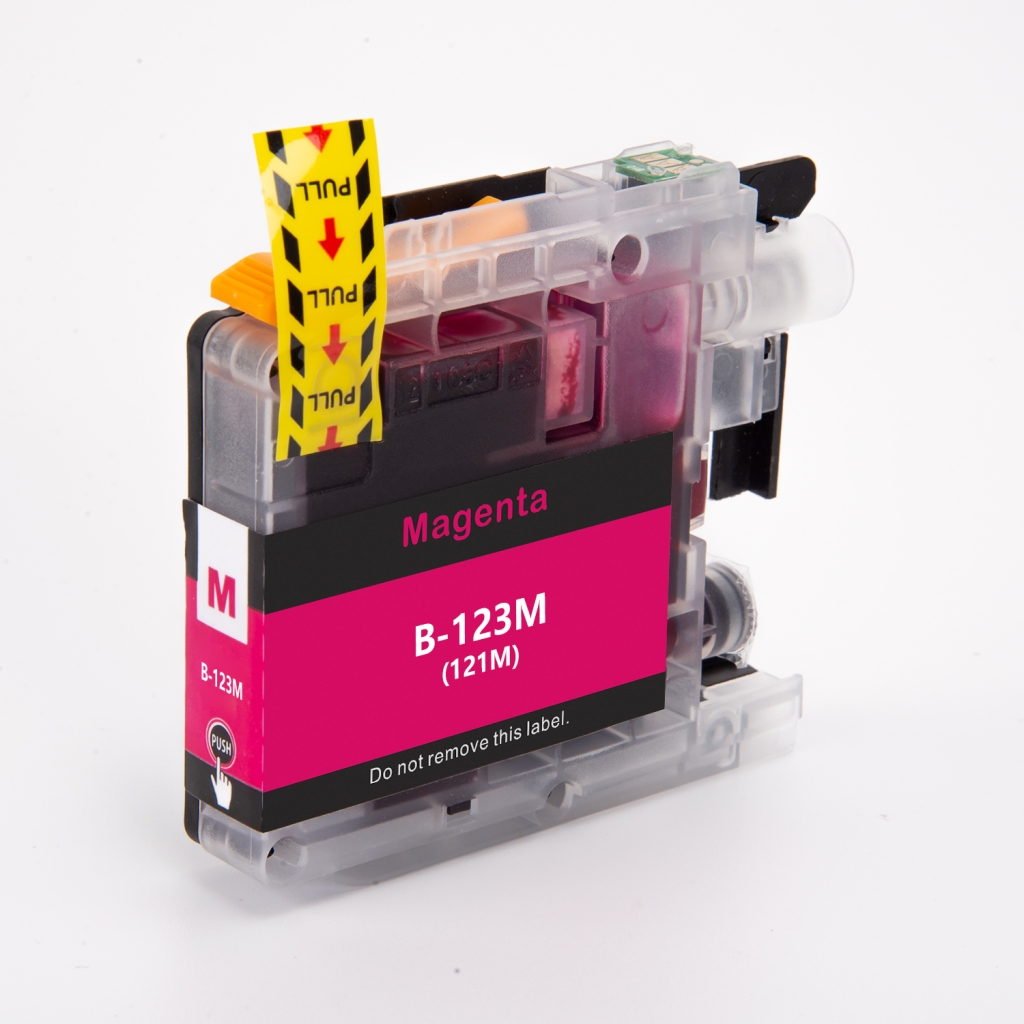 Compatible with Brother LC123M / 10ml Ink Magenta (Ink cartridges - Dye)