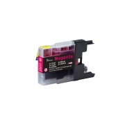 Compatible with Brother LC1280XLM / 19ml Ink Magenta (Ink cartridges - Dye)