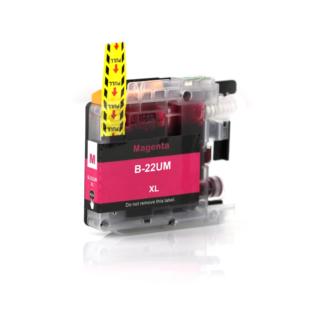 Compatible with Brother B-LC22U / 15ml Ink Magenta (Ink cartridges - Dye)