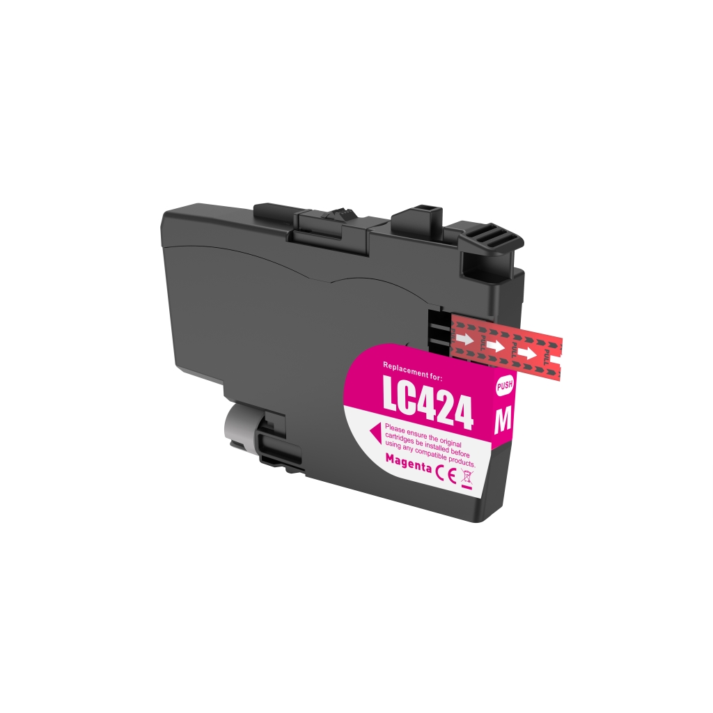 Compatible with Brother LC-424 / 8ml Ink Magenta (Ink cartridges - Dye)