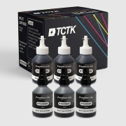 TCTK Ink Cartridges BT6000BK BT6000BK 6-pack 3x Black 3x Cyan compatible with Brother DCP-T300 DCP-T500W DCP-T700W MFC-T800W