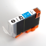 Compatible with Canon CLI-42C / 14ml Ink Cyan (Ink cartridges - Dye)