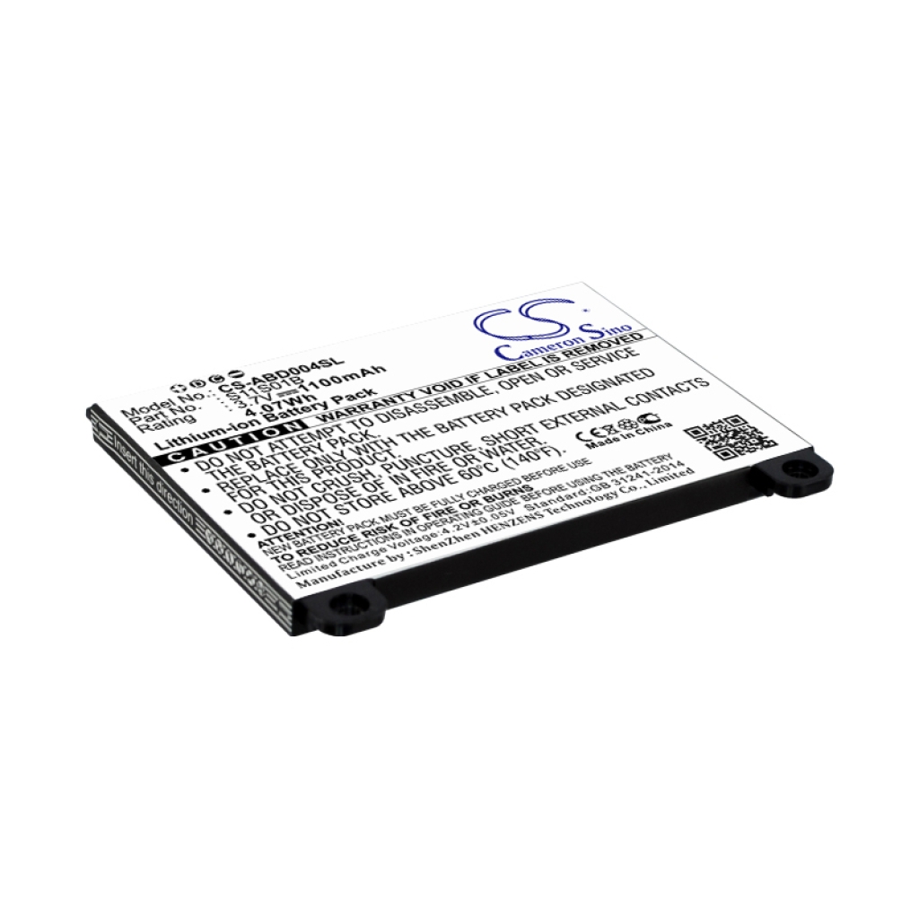 Akkumulátorok Elemek elektronikus könyvolvasókhoz CS-ABD004SL