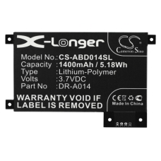 Kompatibilis akkumulátor csere Amazon 170-1056-00,DR-A014,MC-354775,S2011-002-A,S2011-002-S