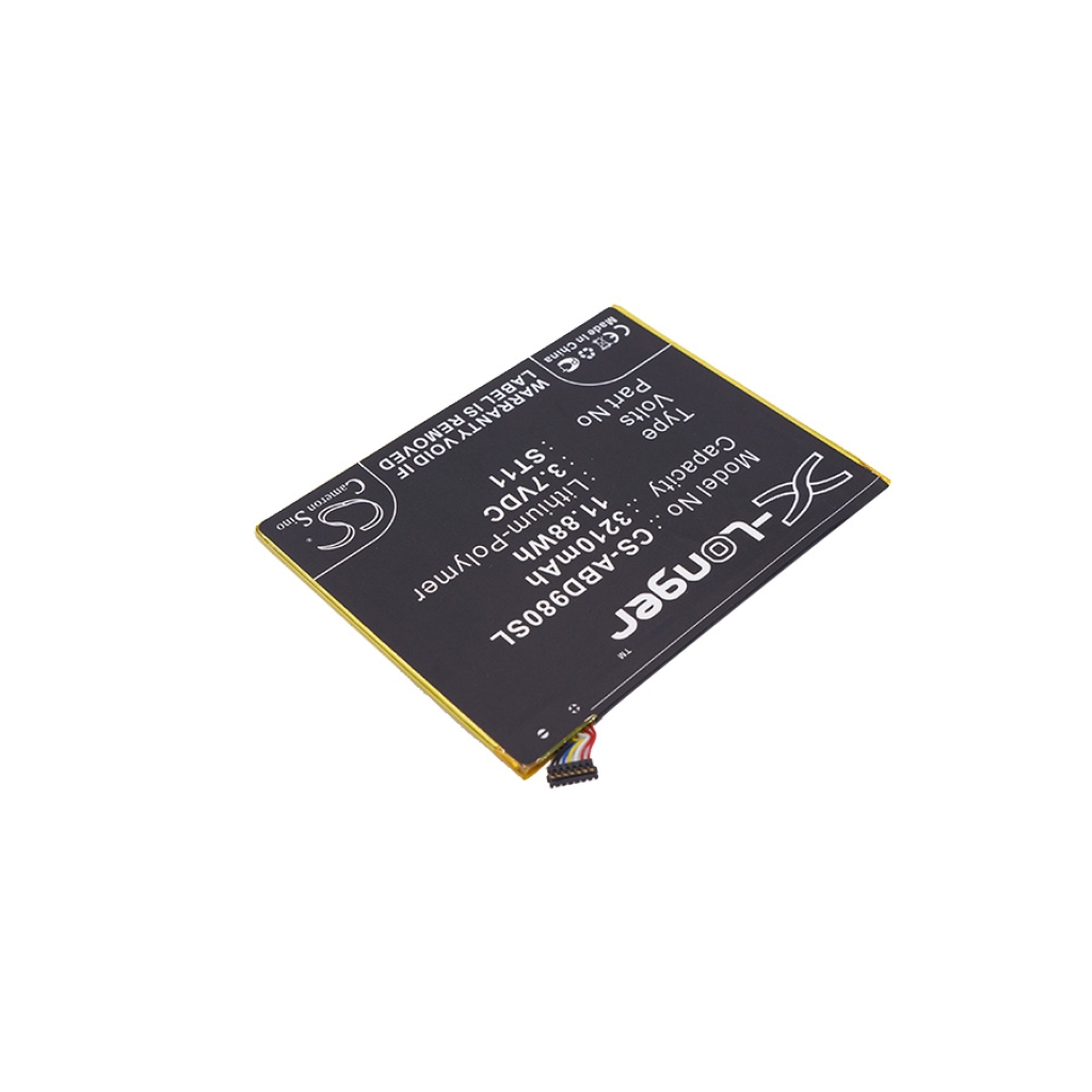 Akkumulátorok Akkumulátorok tablettákhoz CS-ABD980SL