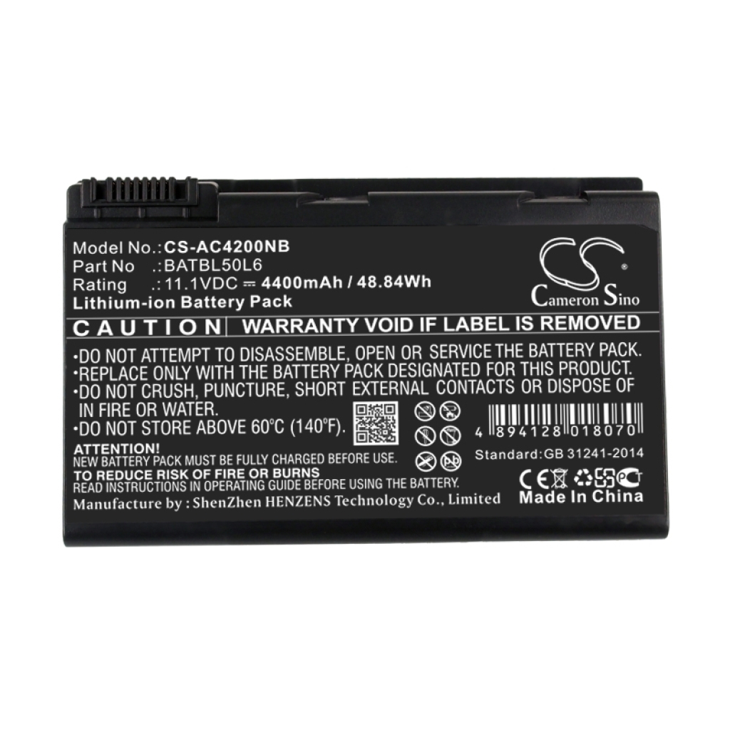 Kompatibilis akkumulátor csere Acer BATBL50L6