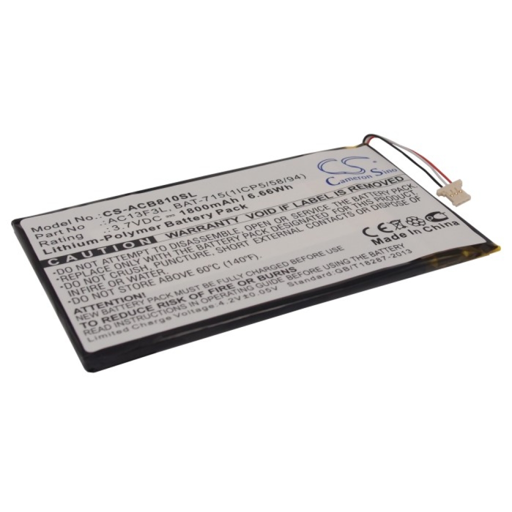 Akkumulátorok tablettákhoz Acer Tab B1 (CS-ACB810SL)