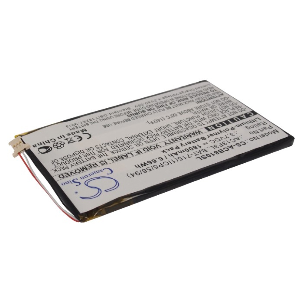 Akkumulátorok tablettákhoz Acer Tab B1 (CS-ACB810SL)