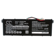 Kompatibilis akkumulátor csere Acer AC14B13J,AC14B18J,AC14B18J(3ICP5/57/80),KT.0040G.004,KT0030G.004