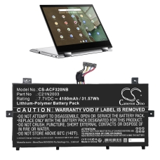 Kompatibilis akkumulátor csere Asus 0B200-03800100,C21N2003
