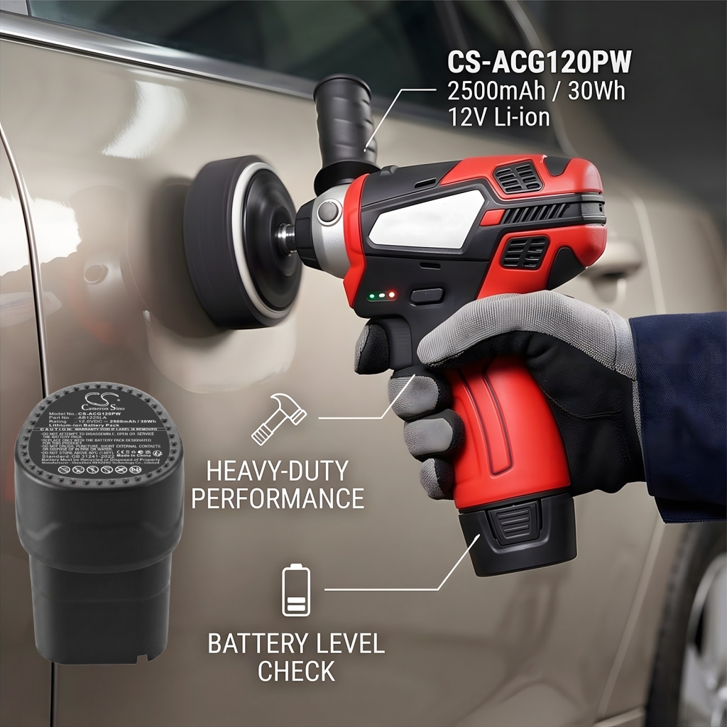 Akkumulátor kompatibilis a következőkkel Acdelco CS-ACG120PW