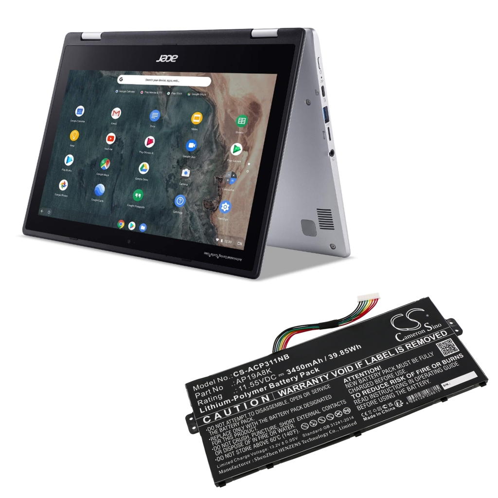 Kompatibilis akkumulátor csere Acer AP19A8K