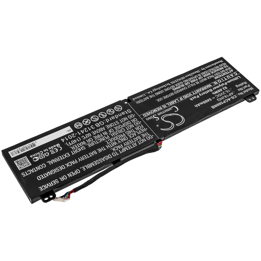 Kompatibilis akkumulátor csere Acer AP18JHQ,KT.00408.001