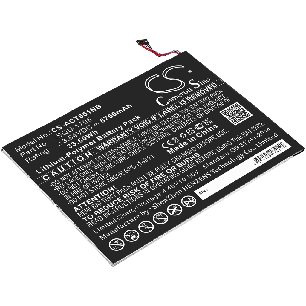 Akkumulátorok tablettákhoz Acer D651N (CS-ACT651NB)