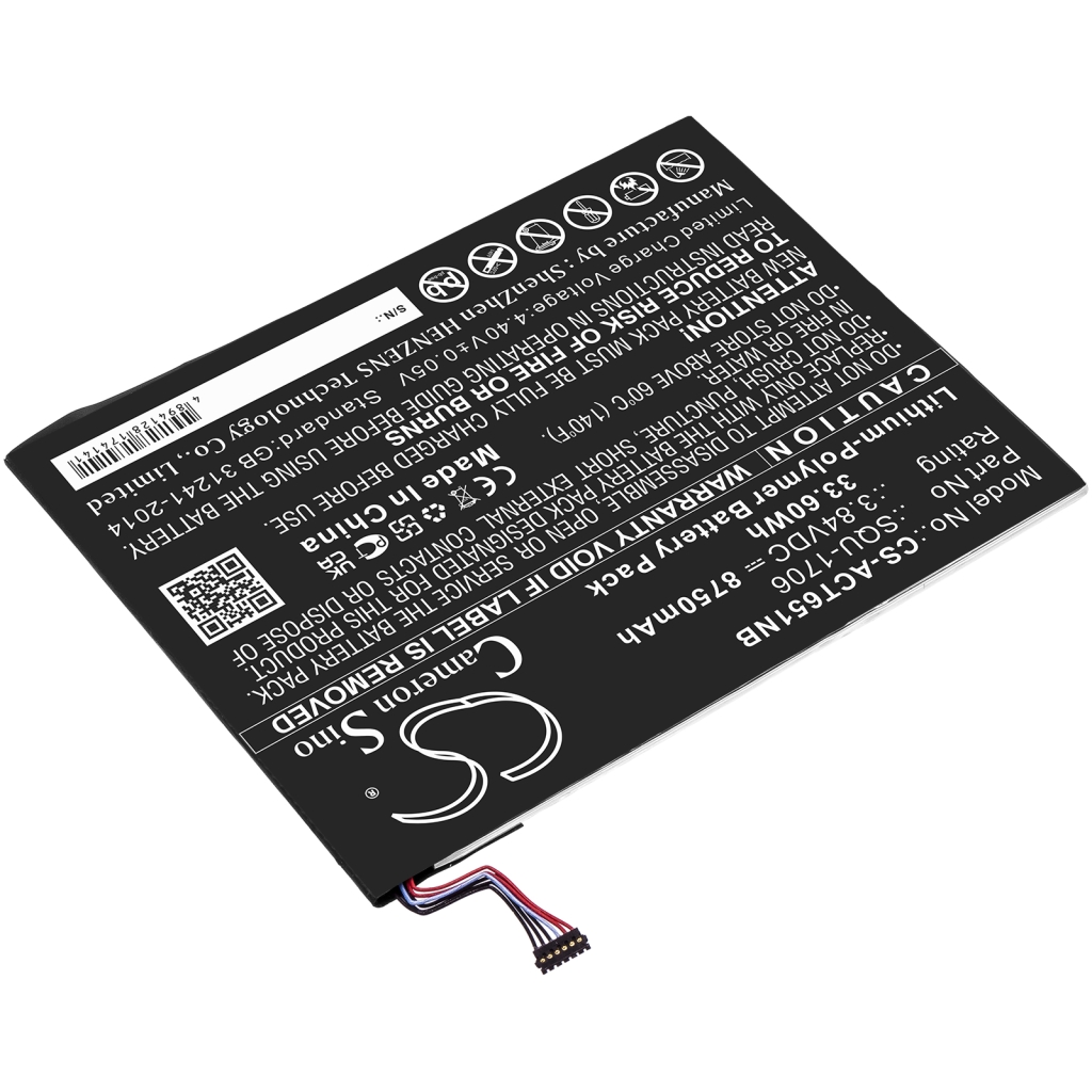 Akkumulátorok tablettákhoz Acer D651N (CS-ACT651NB)