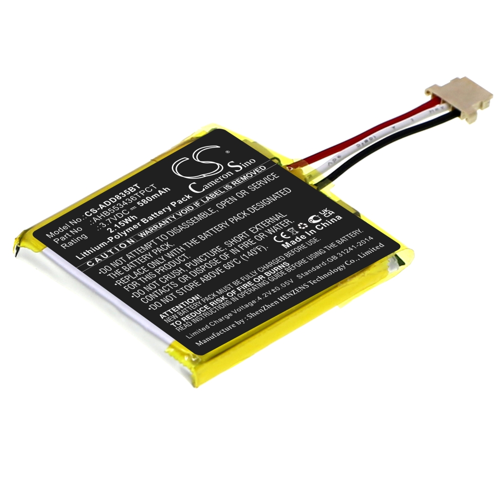 Kompatibilis akkumulátor csere Adt AHB553436TPCT