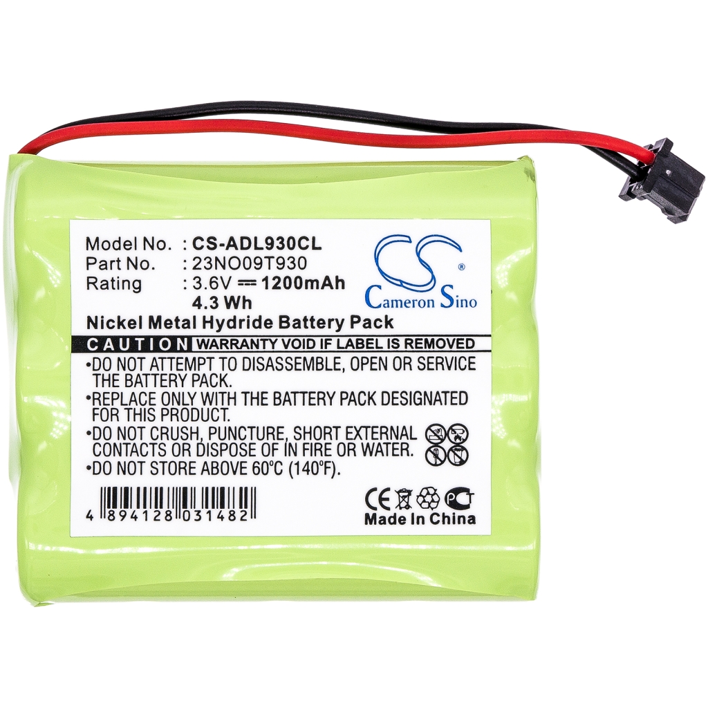 Kompatibilis akkumulátor csere Audioline 124402