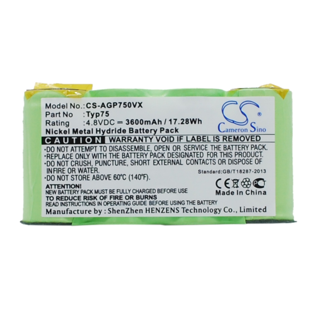 Porszívó akkumulátorok AEG CS-AGP750VX