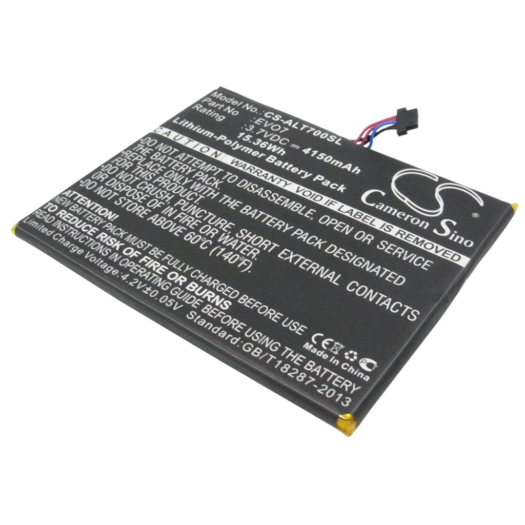 Kompatibilis akkumulátor csere Alcatel CAB4160000C1,EVO7