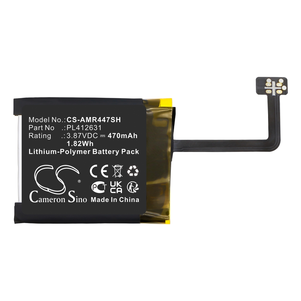 Akkumulátorok intelligens órákhoz Amazfit GTR 4 47mm (CS-AMR447SH)