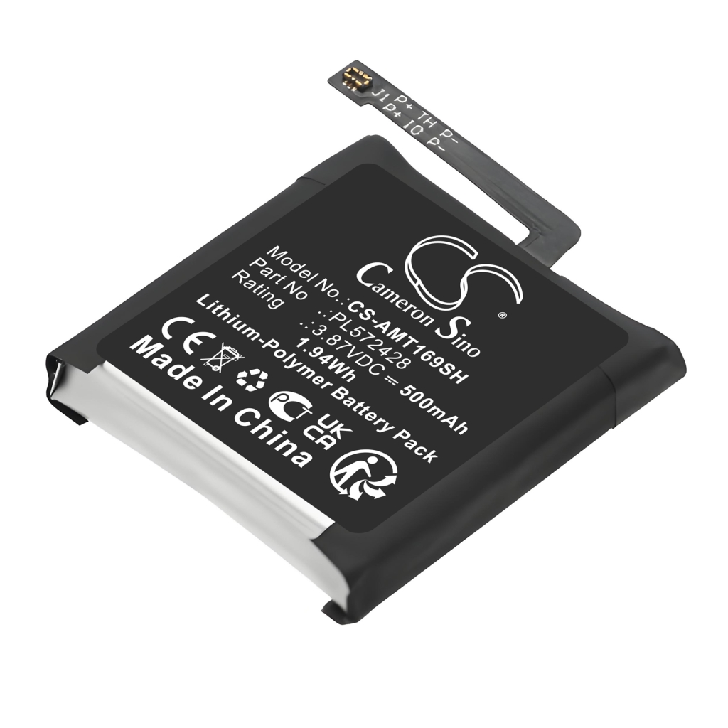 Akkumulátorok intelligens órákhoz Amazfit A2169 (CS-AMT169SH)