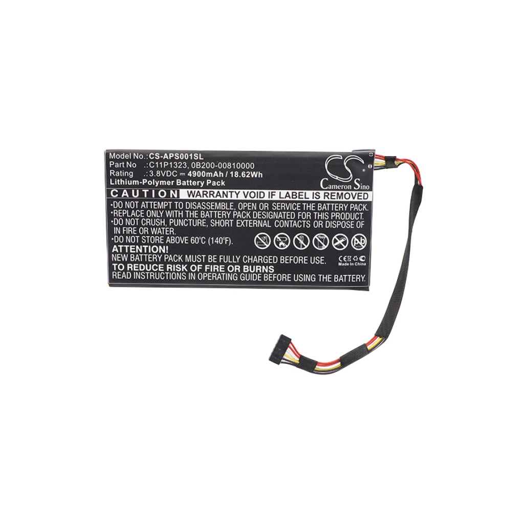 Kompatibilis akkumulátor csere Asus 0B200-00810000,C11P1323