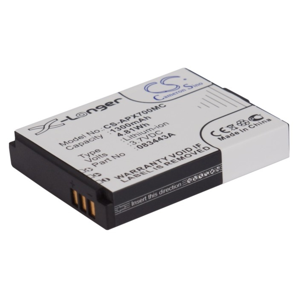 Akkumulátorok Fényképezőgép akkumulátorok CS-APX700MC