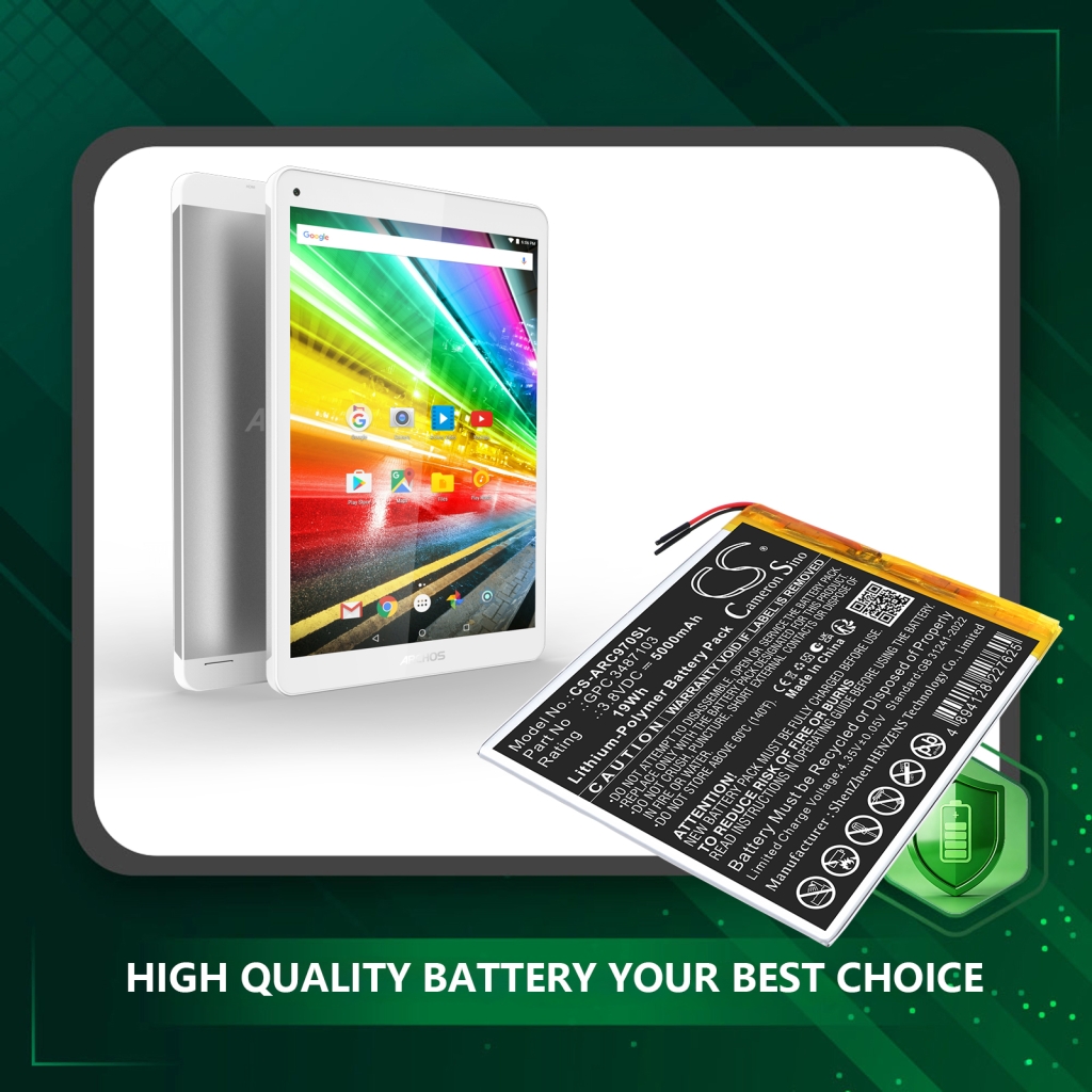 Battery for ARCHOS AC97CPL
