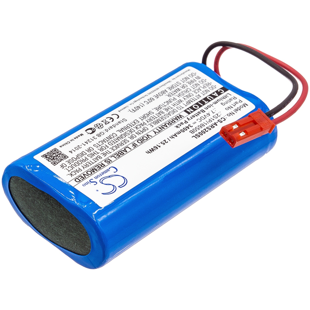 Kompatibilis akkumulátor csere Arizer 2S1P/18650B