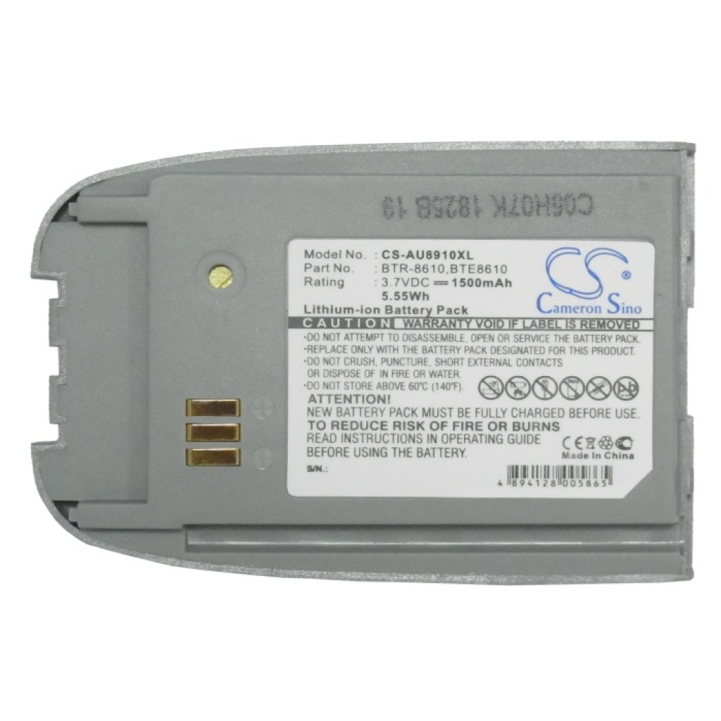 Akkumulátor kompatibilis a következőkkel Audiovox CS-AU8910XL