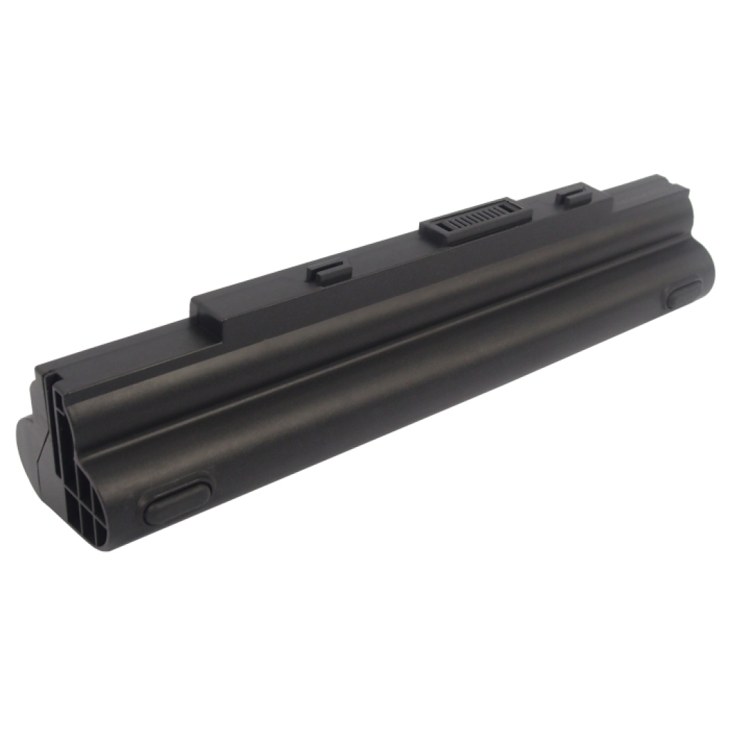 Cameron Sino CS-AUA31HB black laptop battery pack top face two latch tabs