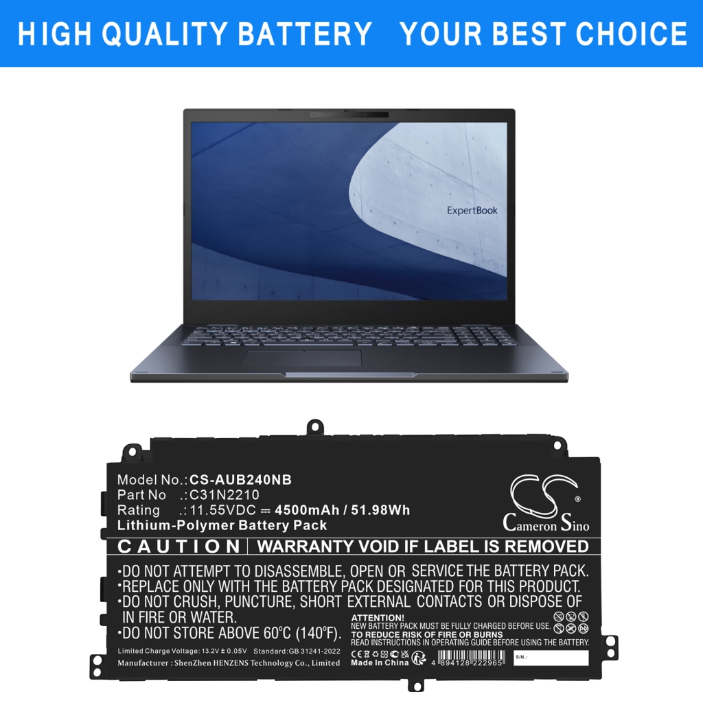 Notebook battery Asus CS-AUB240NB