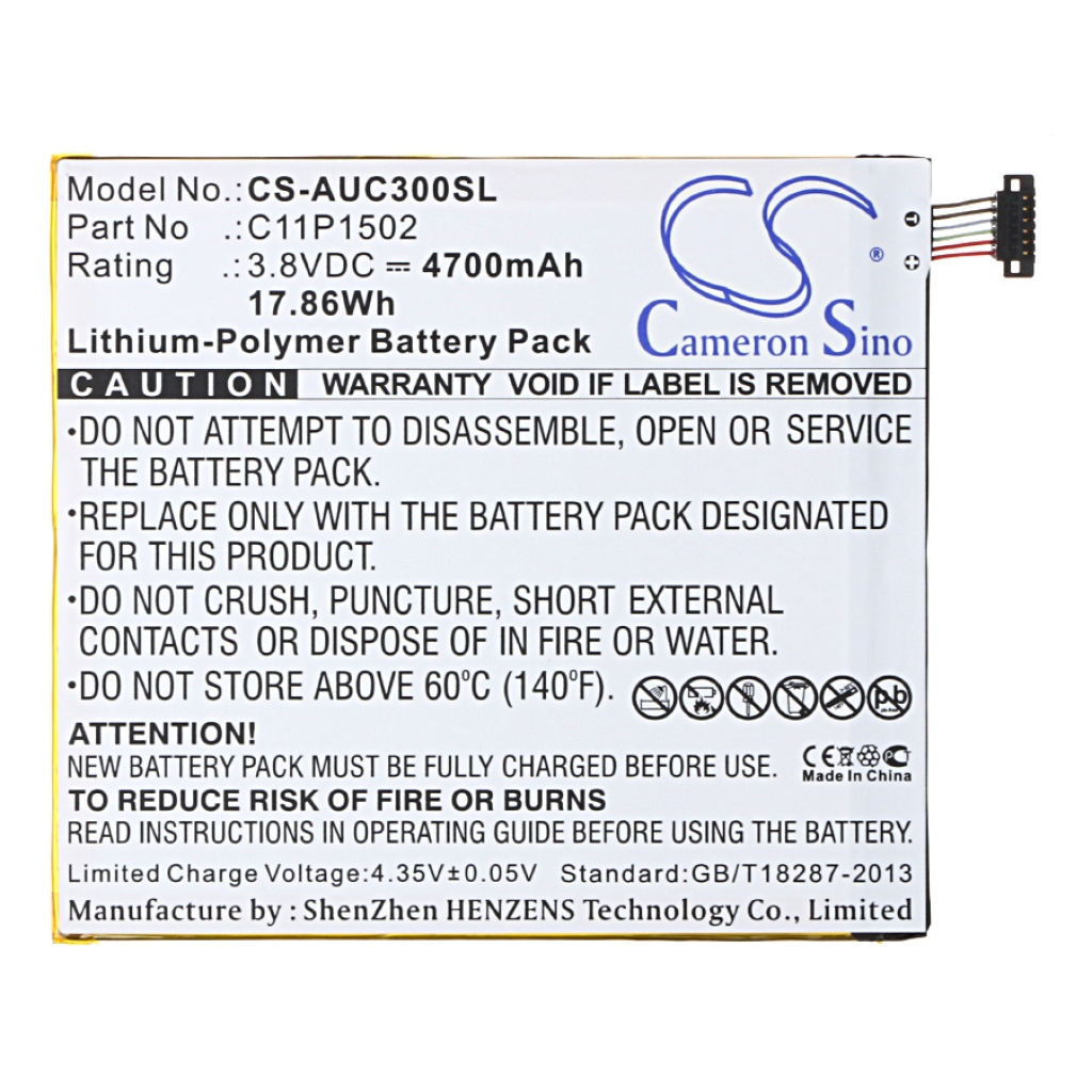 Kompatibilis akkumulátor csere Asus C11P1502 ( 1ICP3/108/118 ),C11P1517 ( 1ICP3/108/118 )