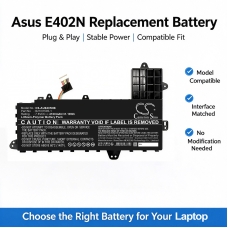 Compatible battery replacement for Asus 0B200-01400200,0B200-01400200M,0B200-01400300,0B200-01400500,B21BN91...