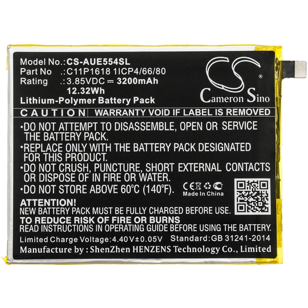 Mobiltelefon akkumulátorok Asus CS-AUE554SL