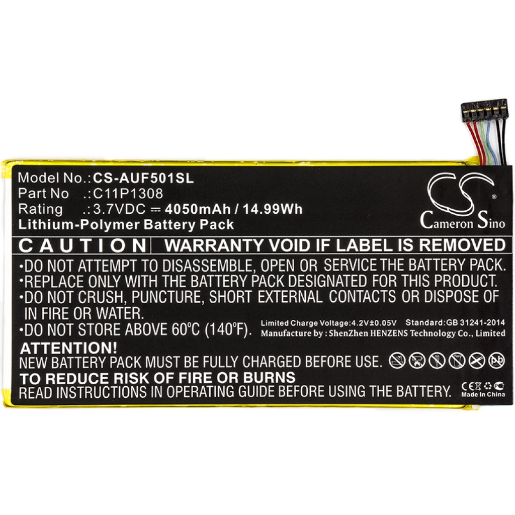 Kompatibilis akkumulátor csere Asus 0B200-00620100,C11P1308